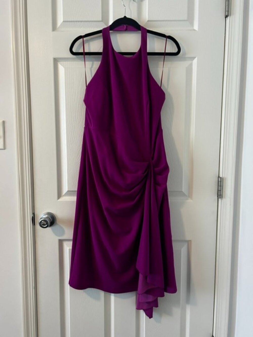 Jewel Badgley Mischka Halter Dress SZ 16